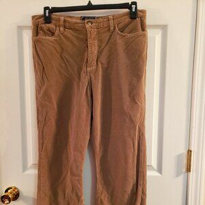 NYDJ tan corduroy pants sz 14 x 28 length